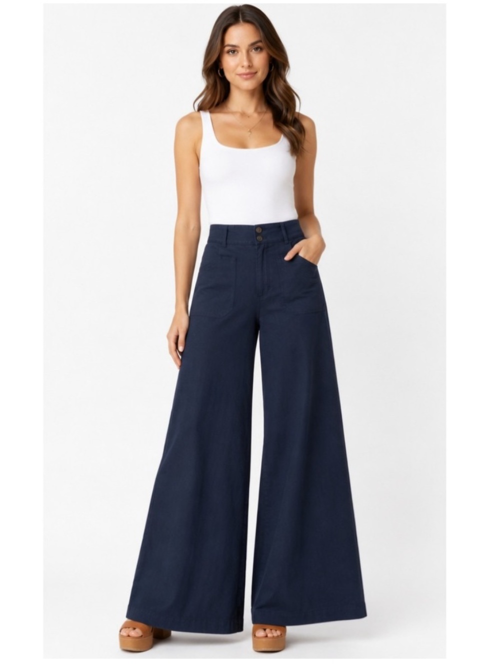 Anthropologie Maeve The Naomi Wide Leg Flare Pants